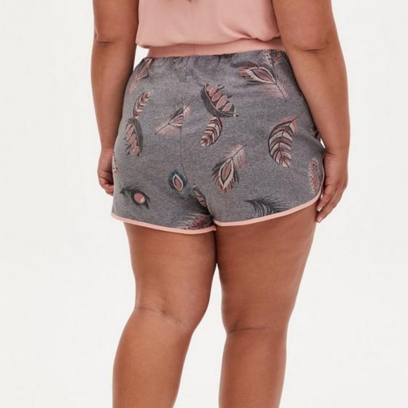 Torrid Cotton Jersey Drawstring Sleep Short - Picture 2 of 6